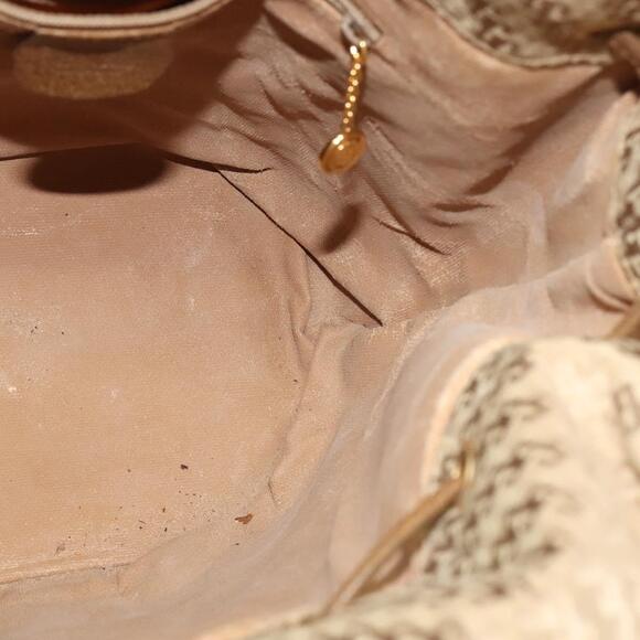 GUCCI Shoulder Bag Canvas Beige Gold - Picture 16 of 16